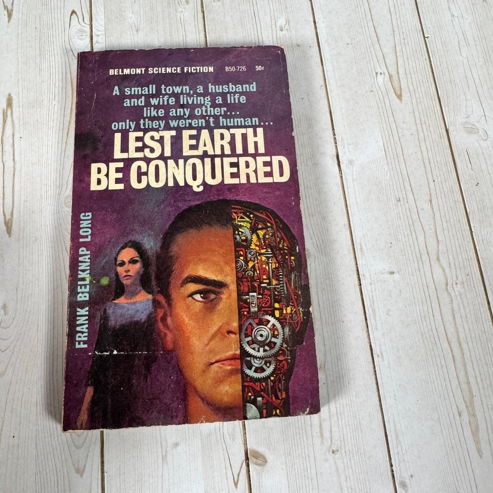 Lest Earth Be Conquered Frank Belknap Long 1966 Science Fiction Belmont